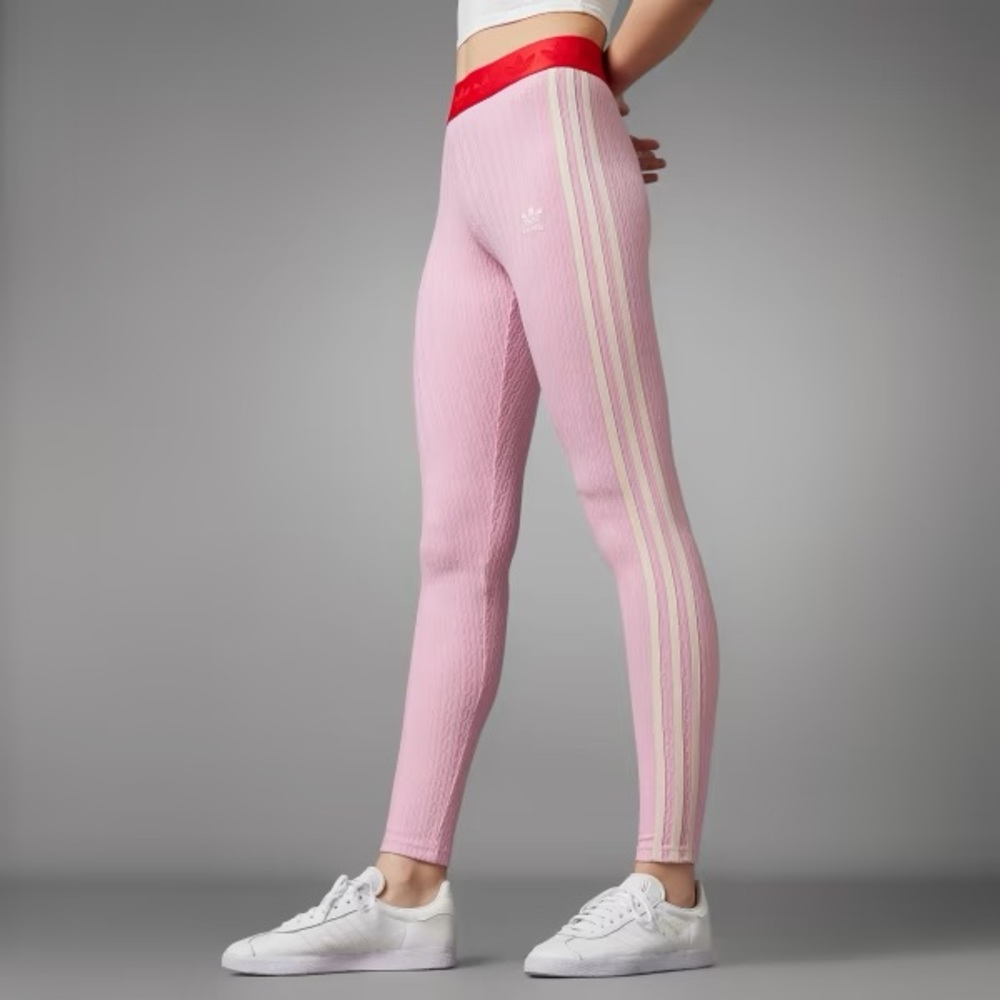 AIDIDAS ORIGINALS ADICOLOR 70S KNIT LEGGINGS IK7848 - Picture 4 of 10